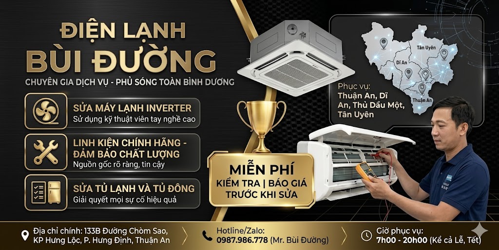 Đội ngũ kỹ thuật viên Điện Lạnh Bùi Đường