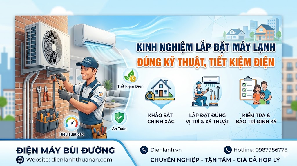 Lắp đặt máy lạnh